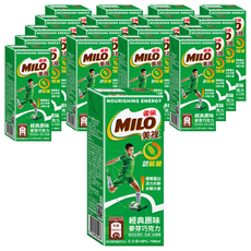 MILO 美祿 經典原味巧克力麥芽飲品, 優質蛋白 活力B群 水解大麥, 198ml, 18入
