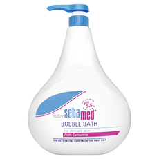 Baby sebamed 施巴嬰兒泡泡浴露1L，溫和清潔、不流淚配方，呵護寶寶嬌嫩肌膚, 1L, 1瓶