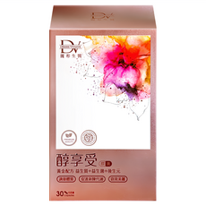 DV 麗彤生醫 醇享受膠囊 Set, 黃金配方, 益生菌+後生元, 調節體質, 促進新陳代謝, 30顆, 560mg, 1盒