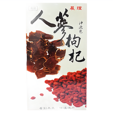 展瑄 人蔘枸杞茶, 純天然植物成分 養氣補血 恢復活力 暖心又紓壓 沖泡包, 4.5g, 30入, 1盒