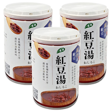 青葉 紅豆湯, 萬丹紅豆, 特選在地契作, 遵循古法熬煮, 250公克, 250g, 3罐