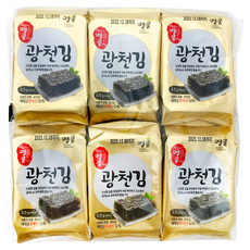 廣川海苔 韓國產 全羅道海苔 3.5克*12包, 42g, 1袋