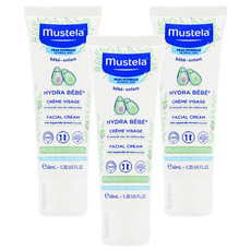 mustela 慕之恬廊 慕之幼潤面乳霜, 40ml, 3條