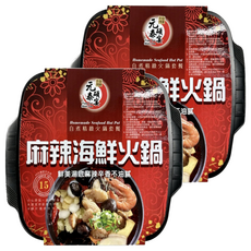 元泰碩宴 自煮精緻火鍋套餐 麻辣海鮮火鍋, 370g, 2盒