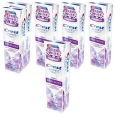 Crest 極致鑽白牙膏, 美國銷售No.1亮白牙膏品牌, 5天去除最高達99%牙漬, 24小時長效鎖白, 110g, 6條