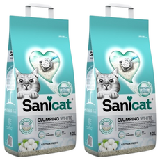 SANICAT 高效凝結白砂，棉花香，10L, 棉花, 2包