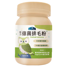 BLUE BAY 倍力 億菌排毛粉, 每天50億好菌 雙效天然纖維 ..., 1瓶, 洋車前子、菊苣纖維、大豆發酵胜肽、 蔬果酵素益生菌、柴魚粉、天然地瓜磨粉、DigeZyme綜合酵素(澱粉酶、乳糖酶、脂肪酶、纖維酶、中蛋白酶)