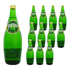 perrier 沛綠雅 氣泡天然礦泉水, 750ml, 12瓶