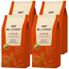 ucc 職人的珈琲 金質橙韻咖啡豆, 400g, 4包, Whole Bean