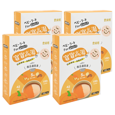 農純鄉 台灣公司貨 寶寶高湯 南瓜濃高湯 4包, 600g, 4盒