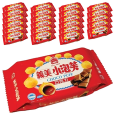 義美 小泡芙 巧克力口味, 57g, 24包