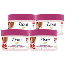 Dove 多芬 去角質身體磨砂膏 石榴籽&乳木果, 298g, 4罐