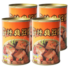 阿進師 麻辣臭豆腐, 台式經典美味，快速加熱即享, 800g, 4罐