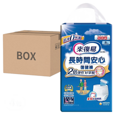 Lifree 來復易 長時間安心復健褲 L14片，瞬吸體尺寸達60*20cm，適用腰圍24~49吋, L 30-39吋, 14片, 4包