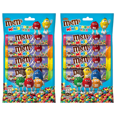 m&m's 迷你糖衣巧克力 牛奶口味, 175g, 2袋