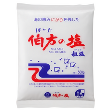 伯方塩 海鹽, 500g 粗鹽, 1包