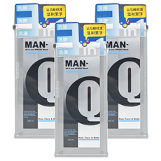 MAN-Q S3 氨基酸修護全效潔淨露-350ml, 3瓶