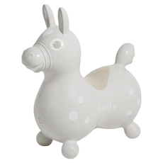 Rody nino nino 跳跳馬騎乘玩具 薄銀灰 兒童騎乘玩具 平衡感訓練, 1組