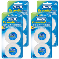 Oral-B 歐樂B 薄荷微蠟牙線, 50m, 2個裝, 4組