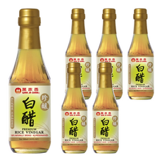 萬家香 珍釀白醋，100%純天然釀造，不添加防腐劑, 600ml, 6瓶