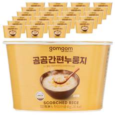 gomgom 即食鍋巴粥, 60g, 12個, 24個