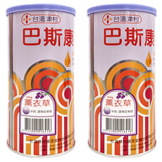 巴斯康美 浴劑 薰衣草, 550g, 水色:透明淡紫色, 2罐