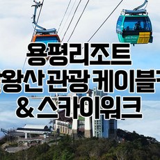 [평창] 모나용평 발왕산 관광 케이블카&氣스카이워크(7/13~9/1)