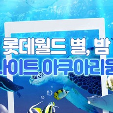 [서울 송파] 롯데월드 아쿠아리움 별밤 나이트 입장권 3월