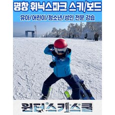 [평창]  휘닉스파크 스키 강습 보드 강습 유아 어린이 성인 1:1 2시간 윈터스키스쿨