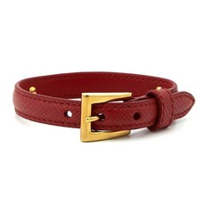 프라다가죽팔찌