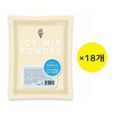 * 희창 아이스크림용 믹스 바닐라향 79, 18개, 1kg