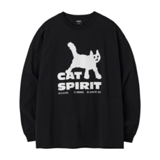 어반에이지 Cat Spirit 롱슬리브_블랙