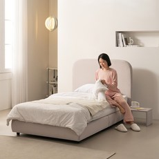 동서가구 소이 아쿠아텍스 호텔 침대 SS+볼라텍스탑매트 YCN005, 아이보리