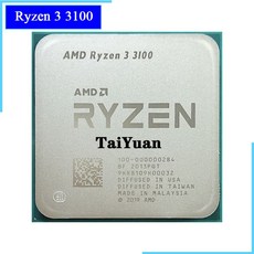 AMD Ryzen 3 3100 R3 3100 3.6 GHz 쿼드 코어 8 스레드 65W CPU 프로세서 L3 = 16M 100 000000284 소켓 AM4|CPU|, 1개, 단일, 단일