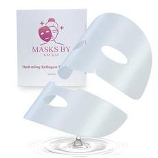 Masks by Kay 래디언트 글로우 하이드로겔 바이오 액티브 콜라겐 페이셜 마스크 (5) 팩 166549, 5개