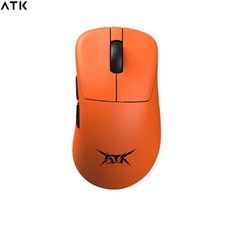 [성의] ATK 열공시리즈 무선 8K 게이밍 마우스 Z1 PROMAX /Z1 Ultra PAW3950 nordic52840 경량화 VGN/ATK 최신상, Z1 PROMAX(8K수신기/500mah), 오렌지