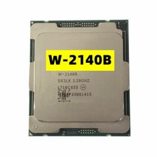 제온 W-2140B QS 버전 CPU 프로세서 3.2GHz 8 코어 16 스레드 11MB 120W LGA2066 C422 W2140B, 한개옵션0