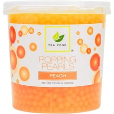 티존 팝핑 펄 피치 복숭아 Tea Zone Popping Pearls Peach, 1개, 1개입, 3.2kg