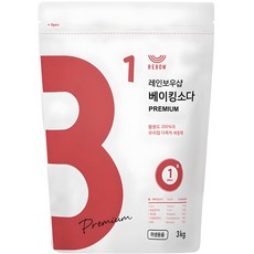 Rebow 小蘇打清潔粉補充包, 3kg, 1組