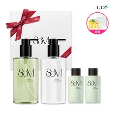 [선물세트포장] SOM 퍼퓸바디 스페셜 세트 (바디워시 310g+60g 바디로션 300g+55g)+(증정)체험용 시트런3종 2개+쇼핑백, 자딘(그린 우디), 1개