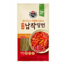 백설 대왕 납작당면, 300g, 3개