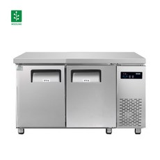 그랜드우성 업소용 테이블 냉장고 냉동고 1200 CWSM-120RFT, 1200 냉장1/냉동1 내부스텐, 우측 디지털 CWSM-120RFT