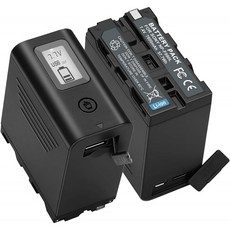 JYJZPB 2 팩 7800mAh NP-F970 교체 배터리와 소니 DCR-VX2100 DSR-PD150 FDR-X150 HDR-FX1 비디오 라이트 NP-F550 F770 F975 F, 단일옵션
