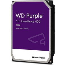 Western Digital 4TB WD Purple Surveillance 내장 하드 드라이브 HDD SATA 6Gb/s 256MB 캐시 3.5인치 WD43PURZ, 256 MB Cache, 10TB - wdpurple4tb