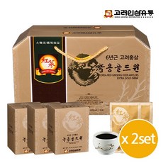 고려인삼유통 6년근 고려홍삼 녹용골드원 1+1 SET (70ml x 30포), 2개, 단품