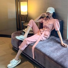반팔점프수트작업복