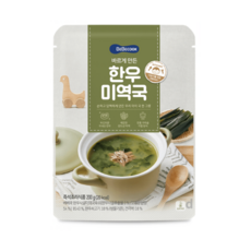 베베쿡 유아용 바르게 만든 한우 미역국, 100% 한우미역국, 4개, 200g