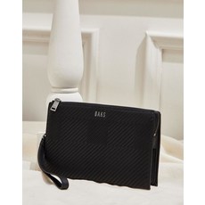 닥스 DAKS YD GREAT HOUSE CHECK 블랙 체크배색 소가죽 클러치백 DBBA2E305 350729