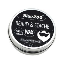 FWT Blue ZOO Natural Beard Balm 유기농 컨디셔너 비어드 왁스 콧수염 케어 30g