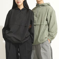 메이 남여공용 바스락 바람막이 아노락 오버핏 후드티셔츠 3color M~XL